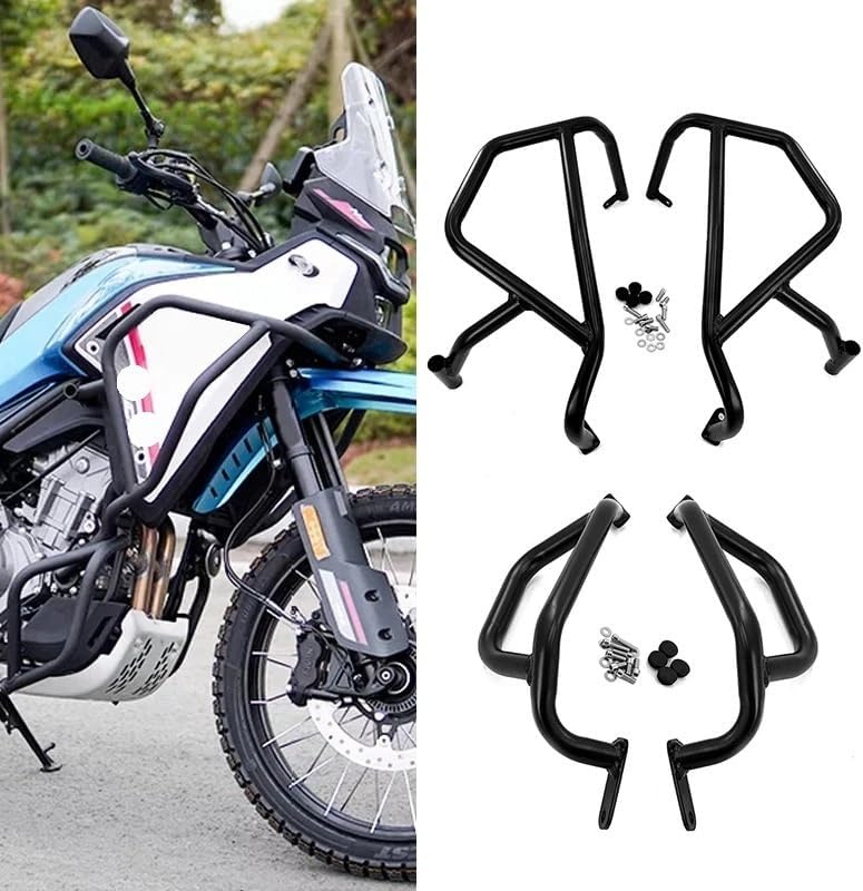 Engine Guard Crash Bar Bumper for 450MT 2024 Motorcycle Highway Engine Guard Crash Bar Frame Protection Bumper Fairing Protector Bar Bumper Engine Guard Crash Bars