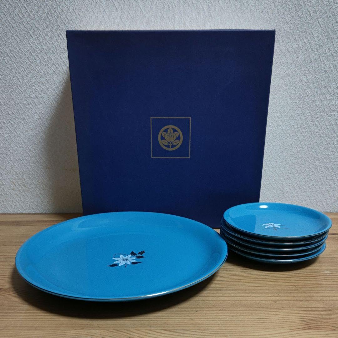 Amazon | たち吉 花もよう 取り分け揃 大皿と小皿 管理.KT | ノー