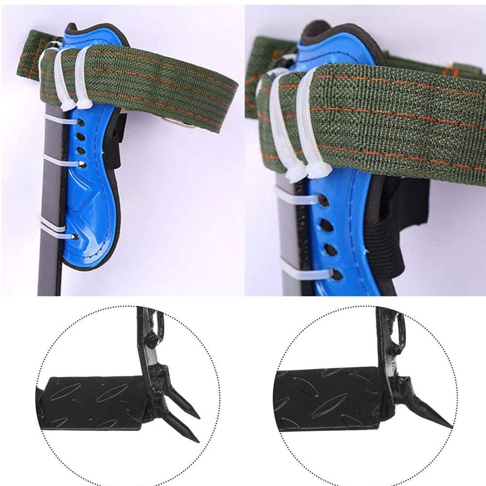 XYAO Tree Climbing Spikes Tool, Non-Slip Climbing Tree Spikes, 304 Stainless Steel Tree Climbing Tool for Hunting Observation, Picking Fruit, Cutting Trees Pole Hook