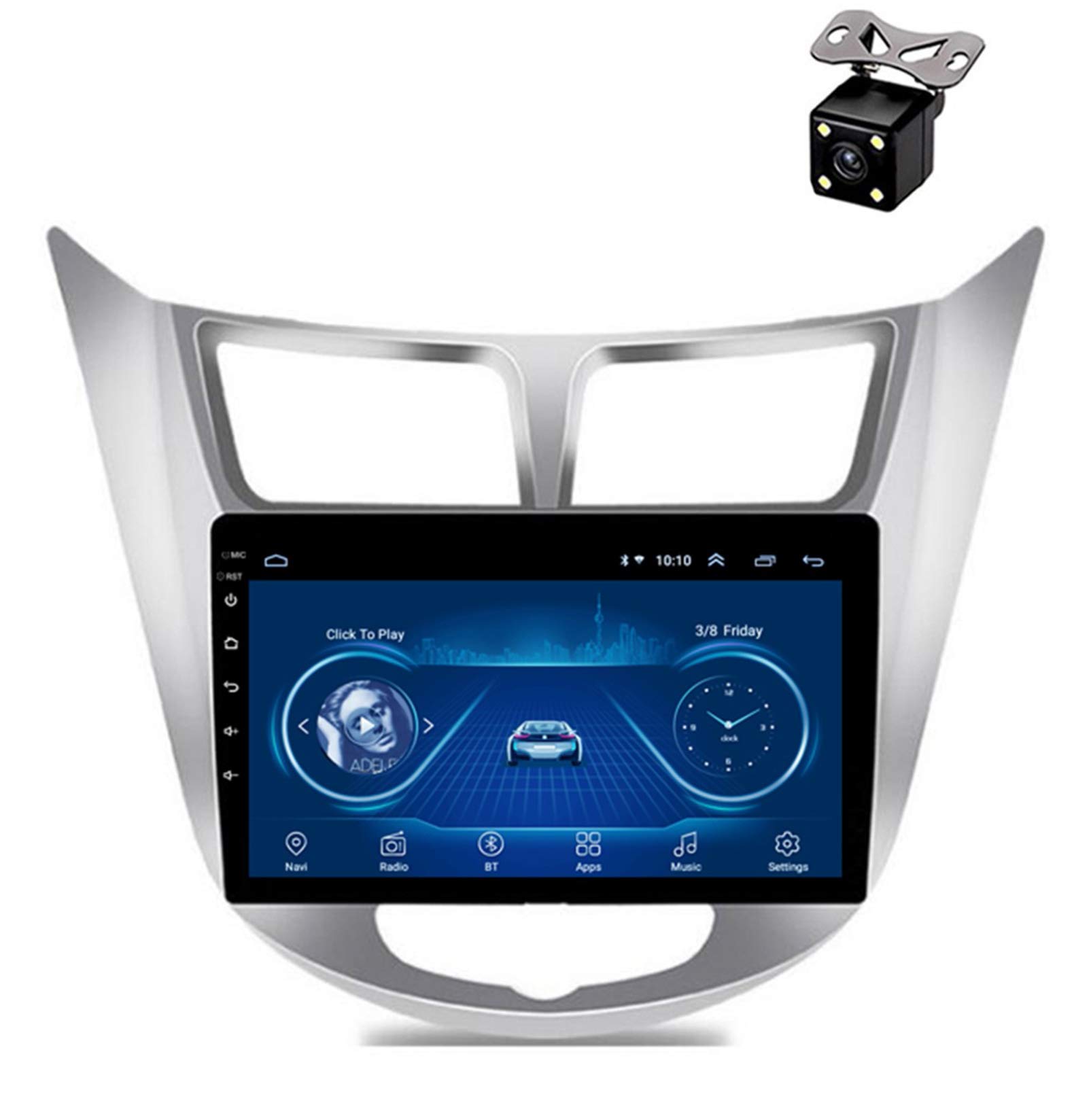 Android 8.1 Car DVD Player GPS para Hyundai Accent con Mirror Link y WiFi integrado