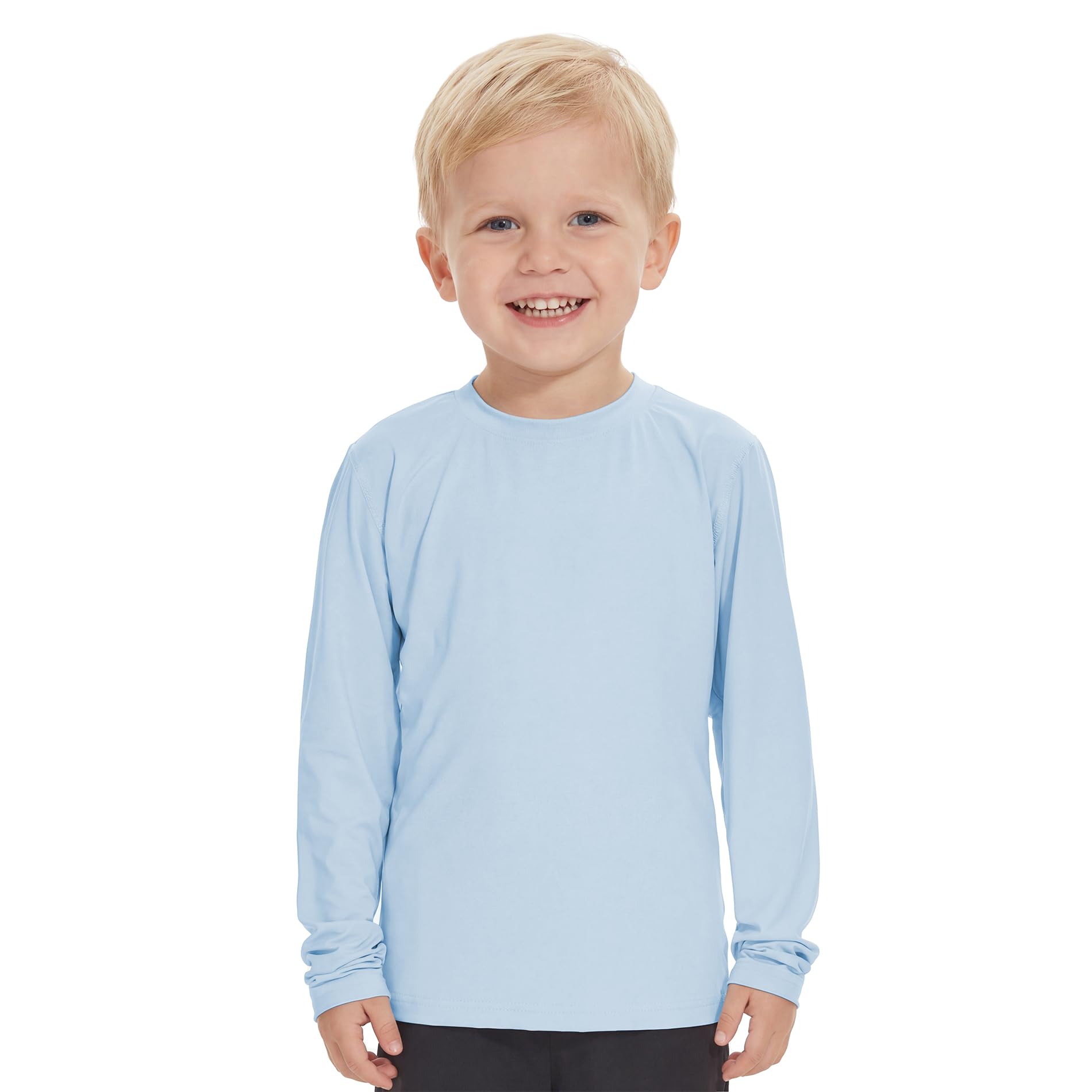American Trends Protector de erupción para niños: protección solar UPF 50+ para deportes al aire libre, camisas de sol de manga larga 2-9T