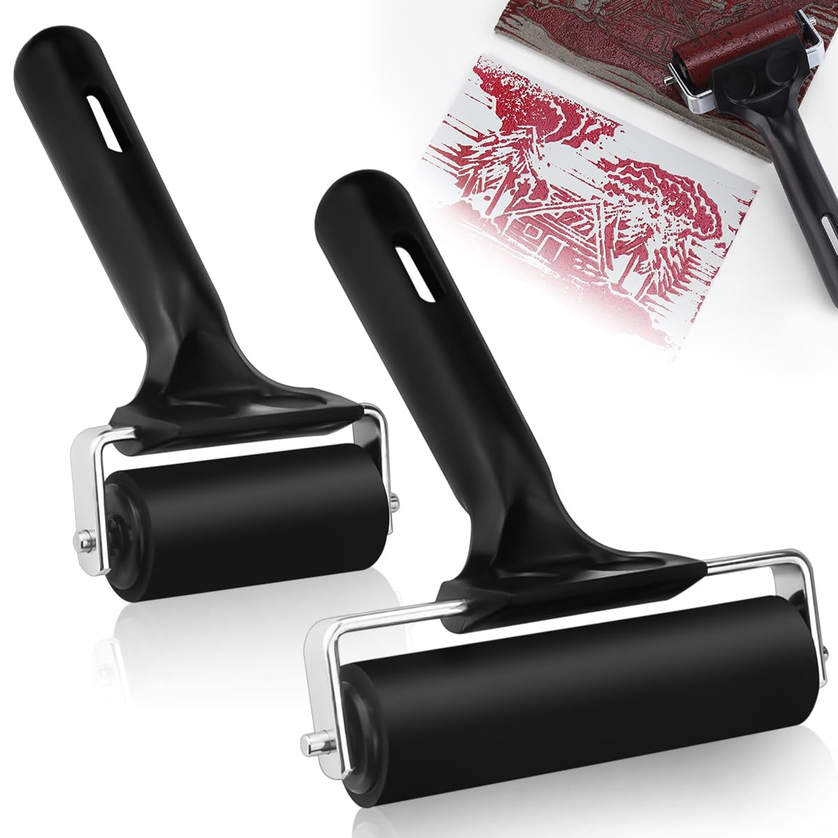 CellCase Gummiwalze 10,2 Cm - Ideal Für Druckerei & Kreativprojekte