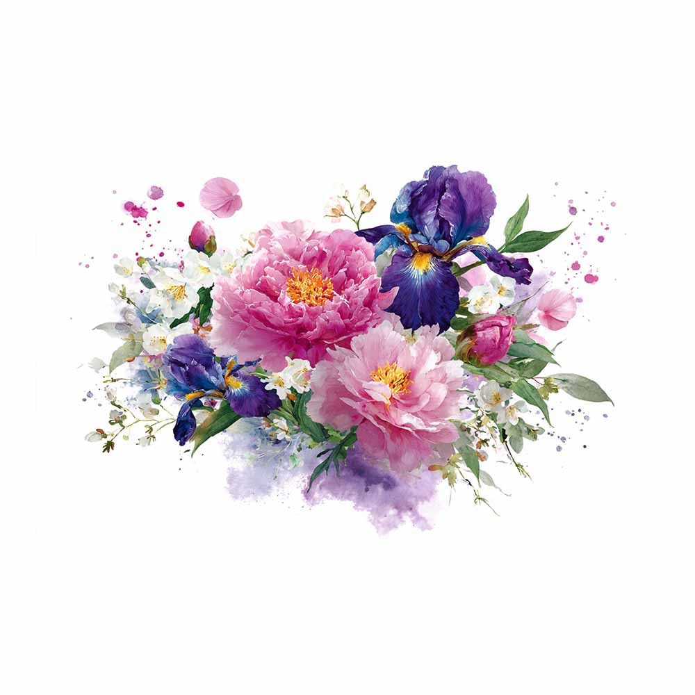 Xeniou Multicolor Flower Canvas Wall Art Watercolor Floral Bouquet Canvas Wall Art, For Living Room Bedroom Home Wall Decoration(Multicolor)-80X120cm Unframed