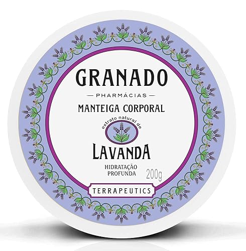 Granado - Linha Terrapeutics - Manteiga Corporal Hidratacao Profunda Lavanda 200 Gr - (Terrapeutics Collection - Red de Mantequilla Corporal