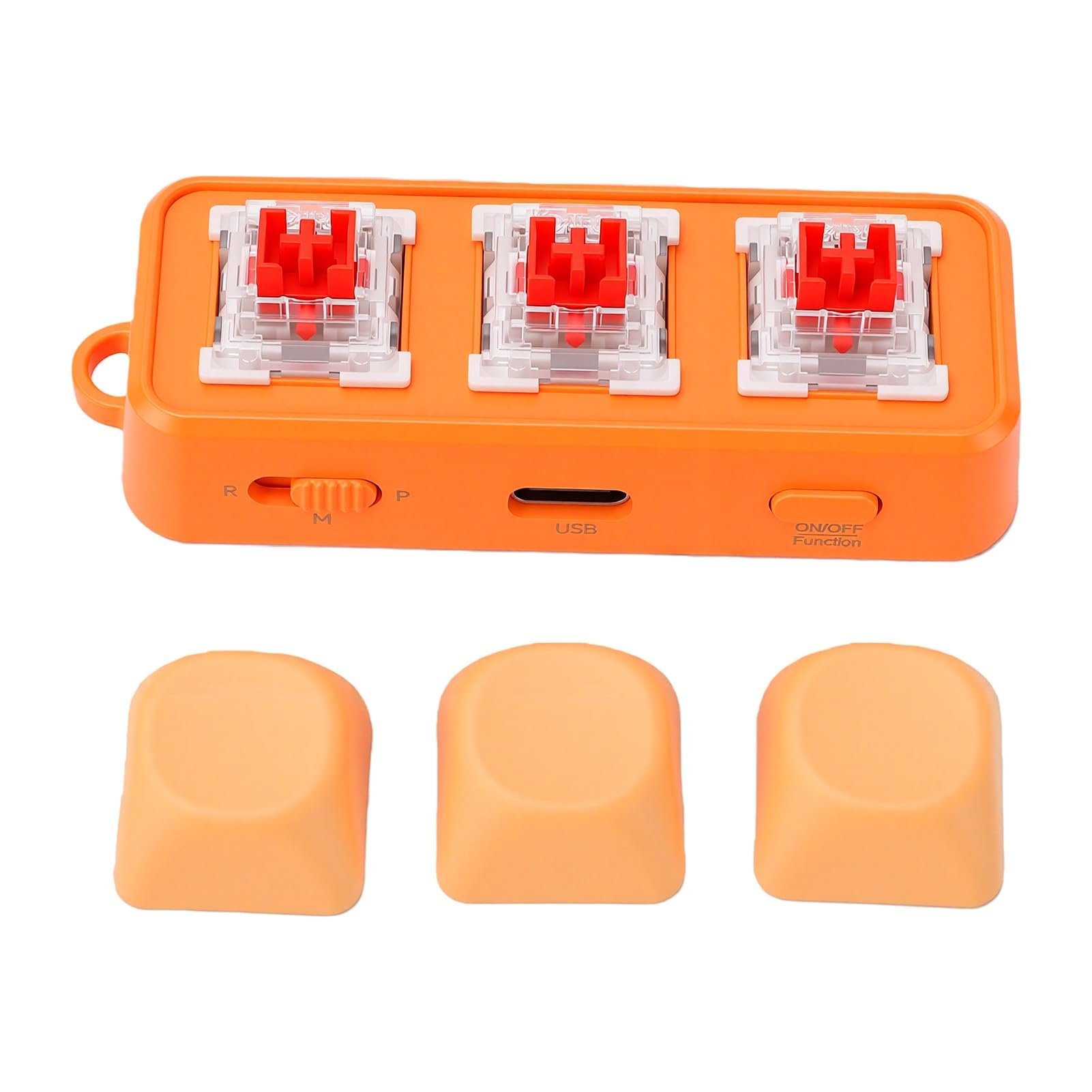 Fabater Tastierino a 3 Tasti, Tastiera Macro Programmabile (ORANGE)