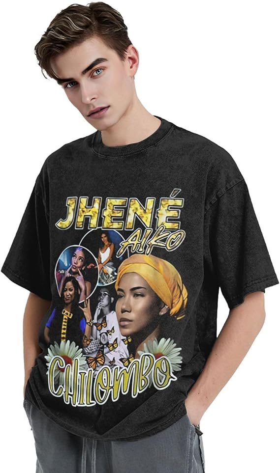Generic Jhené Music Aiko T Shirt Man Tee Cotton Short Sleeve