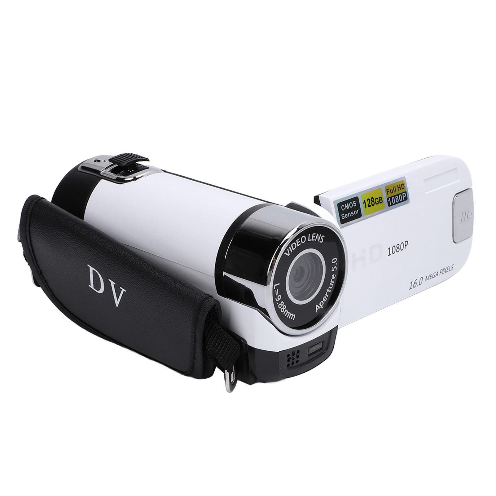 Dpofirs 16MP 1080P Digital Camera Camcorder, Handheld Video Recorder with Fill Light, 16X Zoom 2.4 Inch Screen for Teens Beginner Adult (White)-image-17