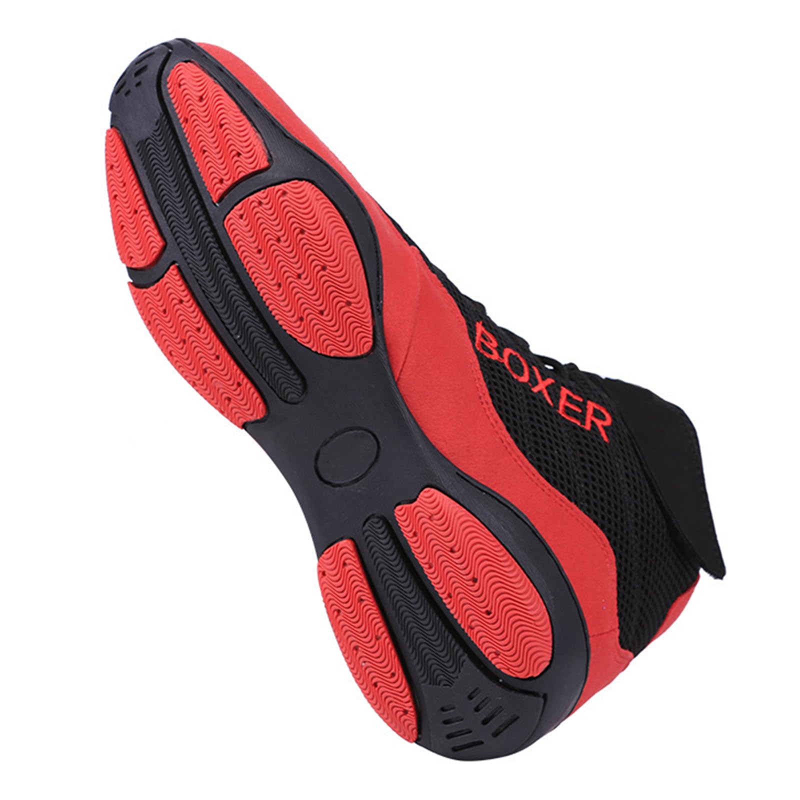 Zapatos De Lucha Libre para Hombres Transpirables Zapatos De Boxeo para Levantamiento de Pesas, Fitness Atlético