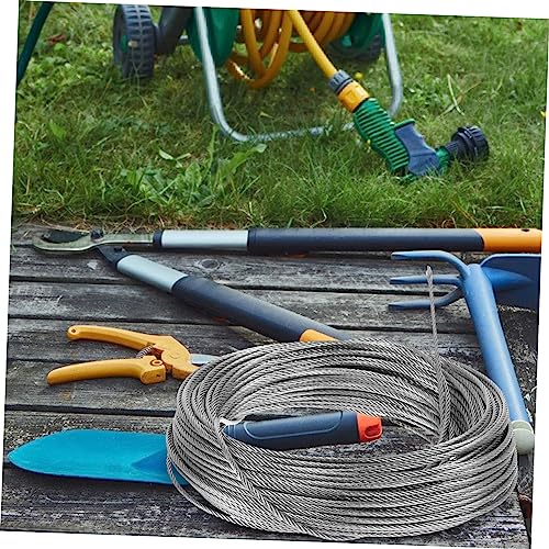 Cuerda de acero inoxidable de instalación flexible con abrazaderas 7