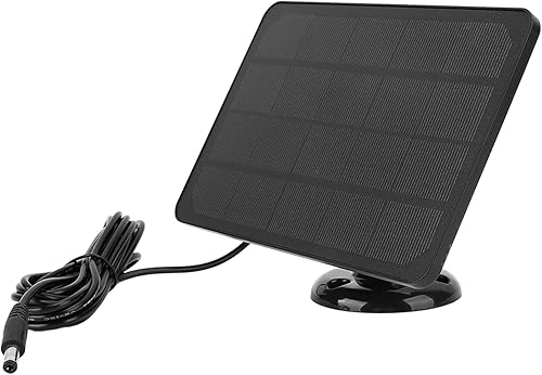 AMONIDA Tablero de carga del panel solar, cargador solar IP65 impermeable 5V para ventilador duradero de utilidad ancha