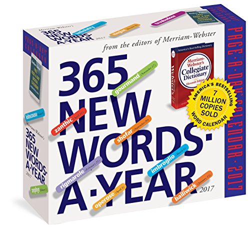 365 New Words-A-Year Page-A-Day Calendar 2017