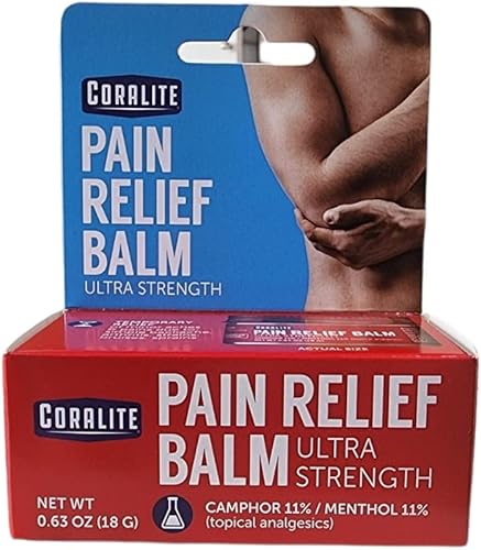 Coralite - Bálsamo para aliviar el dolor ultra fuerte, no mancha, paquete de 2