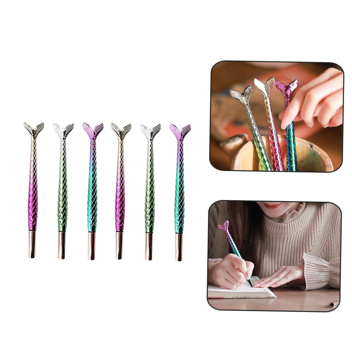 Lot De 5 Stylos À Pointe Fine De 12 Couleurs 6 Pièces X 5 Pour Lécriture Le Bureau Lécole