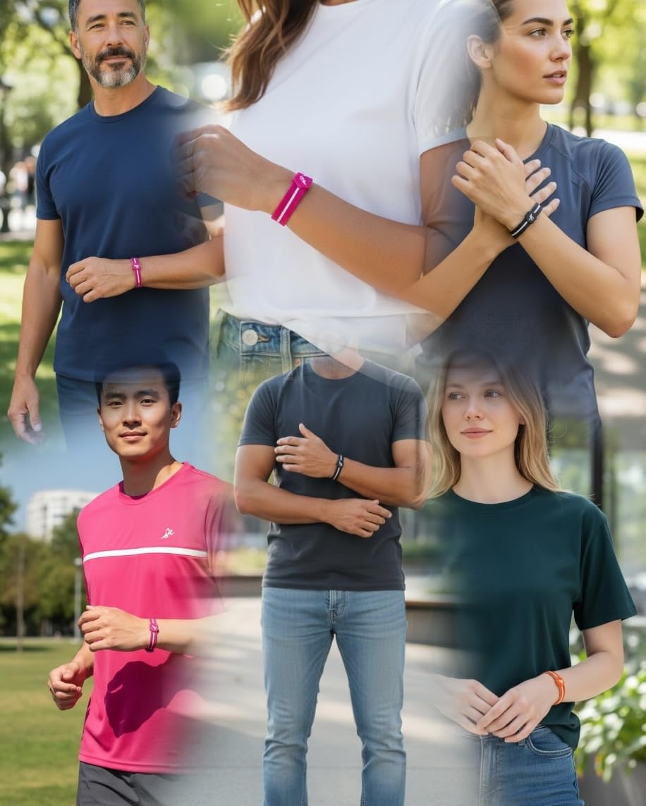 ZISANOPOWER bracelet en silicone | Bracelet pour femme et homme | Bracelet de sport et d’énergie | Réduction du stress | Équilibre