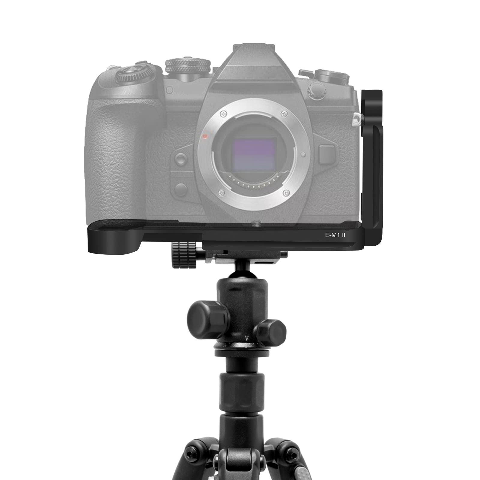 Olympus OM-D E-M1 Mark II i III z płytą i uchwytem