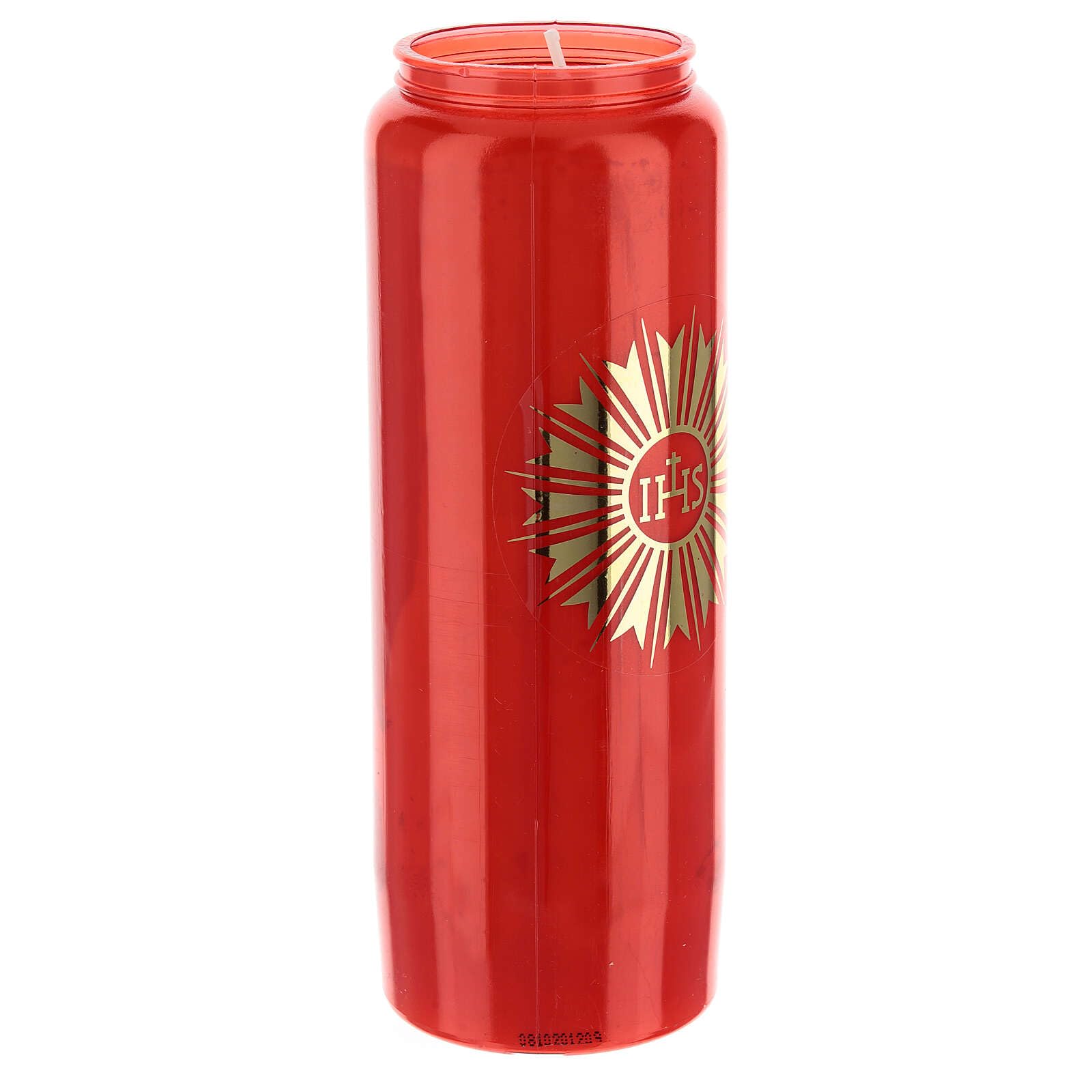 Sanctuary red Candle, IHS, 9 Days