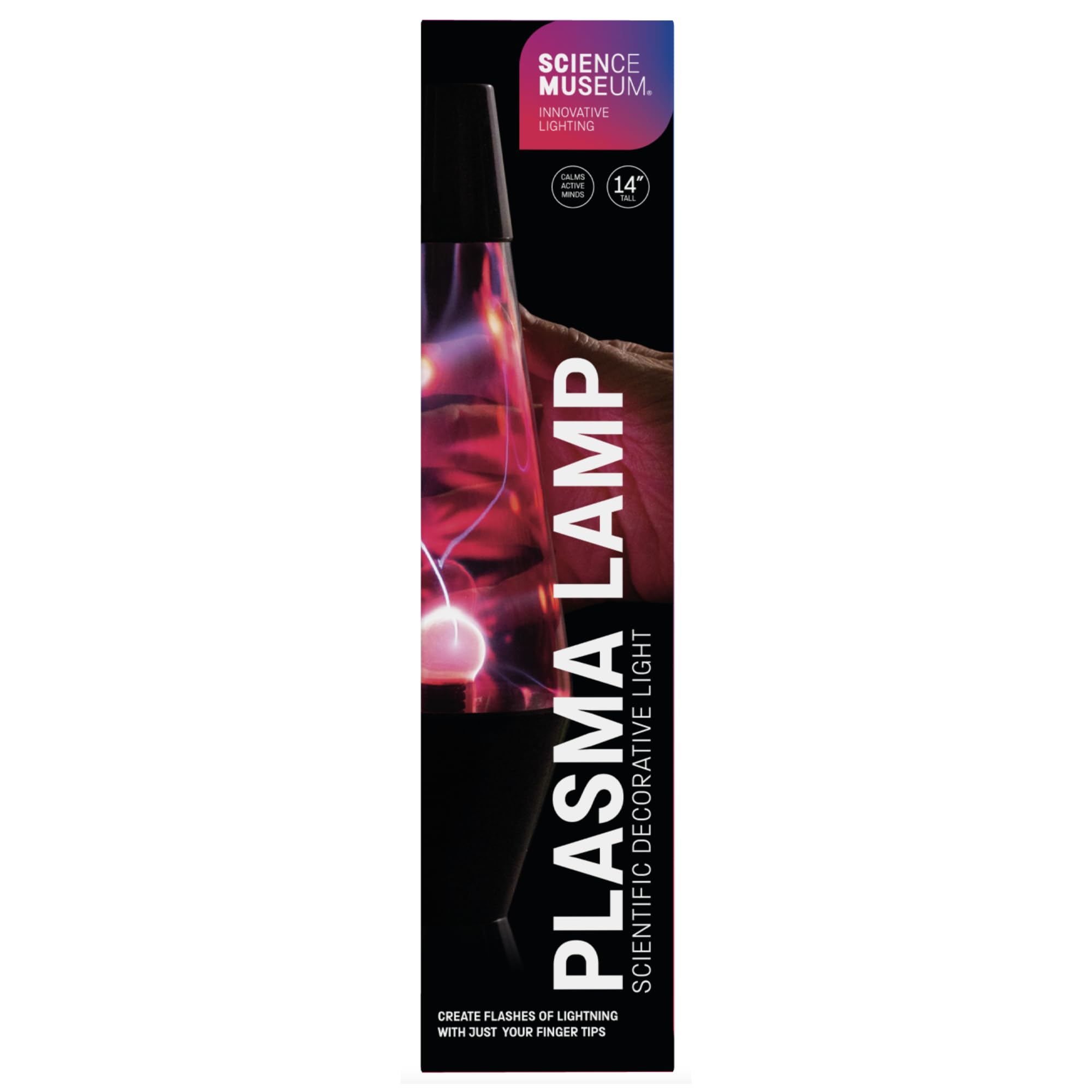 Funtime Gifts Science Museum - Lampada al plasma da 14,5 pollici, display interattivo Lightning con attivazione touch