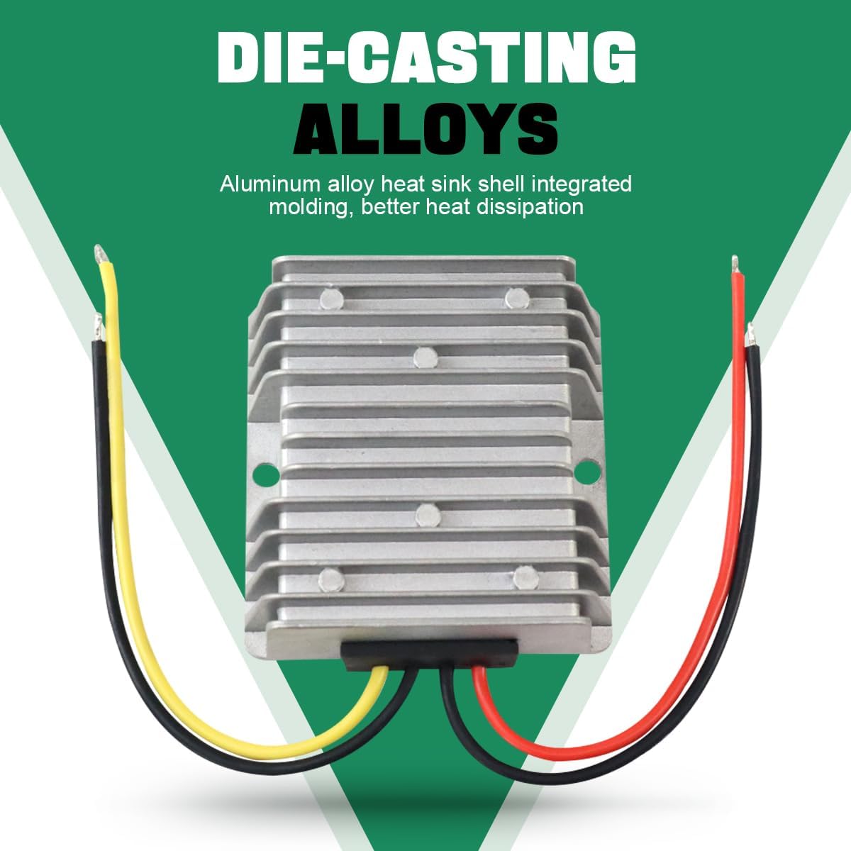 DC Buck Converter 36V/48V to 12V 20A 240W DC Step Down Converter Power Supply, Voltage Regulator for Car, Truck, Golf Cart, LED Light, CCTV(Input 35-60V)