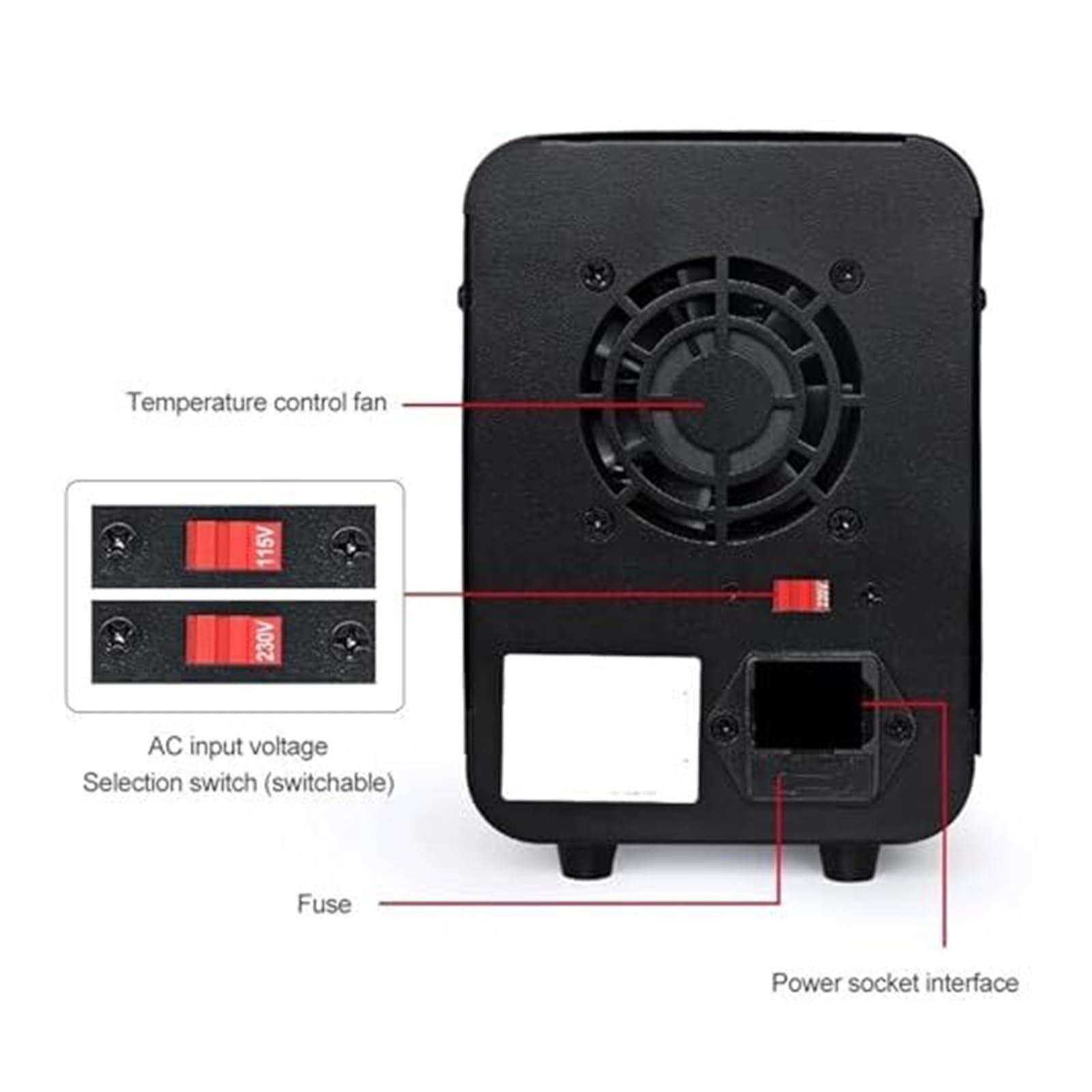 Alimentación de laboratorio, estabilizador de tensión regulada CC ajustable para anodización, laboratorios escolares (0 60 V, 5 A, 300 W)(0-60V5A-300W)