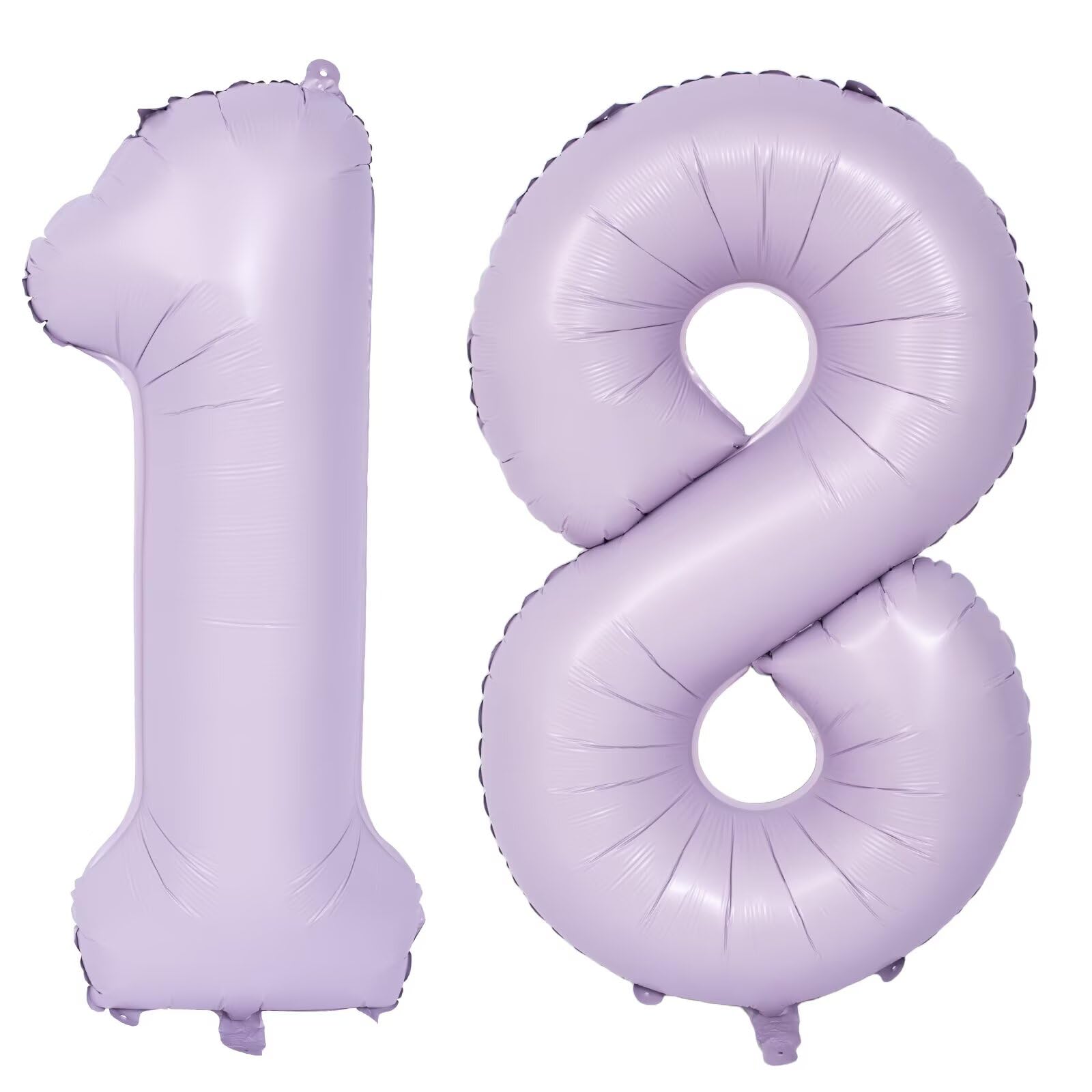 Purple Number 18 Balloons 40 Inch Large Aluminum Foil Party Balloons