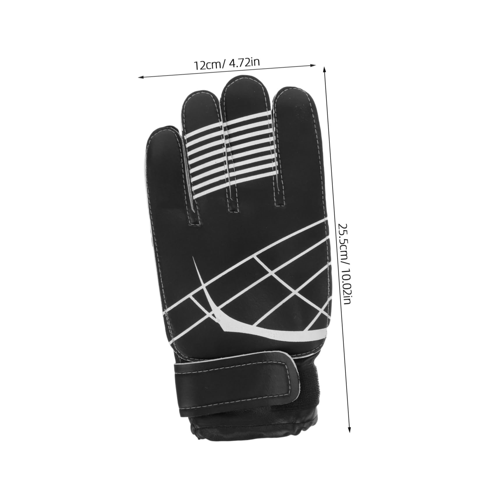 Happyyami 1 Pair Professional Soccer Goalkeeper Gloves for Fit Breathable Mesh Flexible Design Non Slip Grip for Training and Match Play