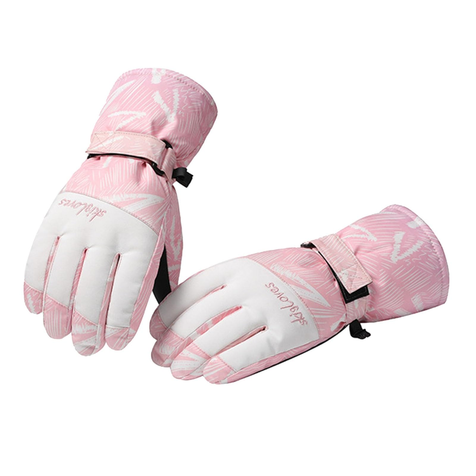 Winter Ski Gloves Men Women Snowboard Waterproof Thermal Fleece Gloves Cold Weather Snow Glove for Sledding Cycling Skiing