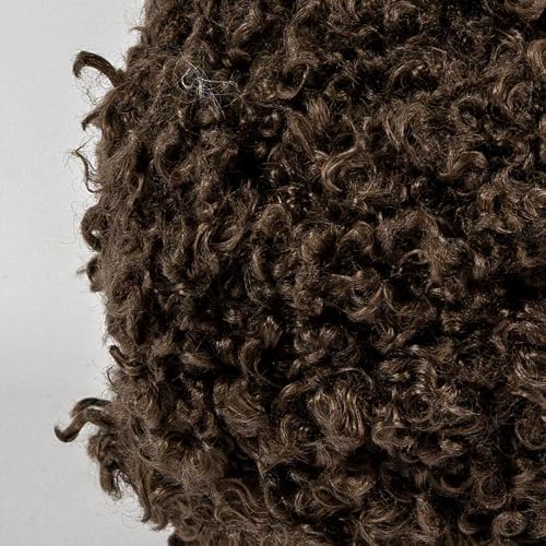 Crafted By Catherine Teddy Bear Faux Fur Yarn - 2 Pack (41 Yards Each Skein), Brown, Gauge 6 Super Bulky #TOP1
