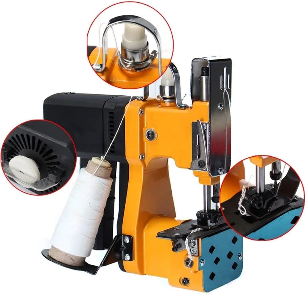 Elektrische naaimachine Draagbare automatische textielindustrie Geweven tas Mini sluitmachine overlock - Image 6