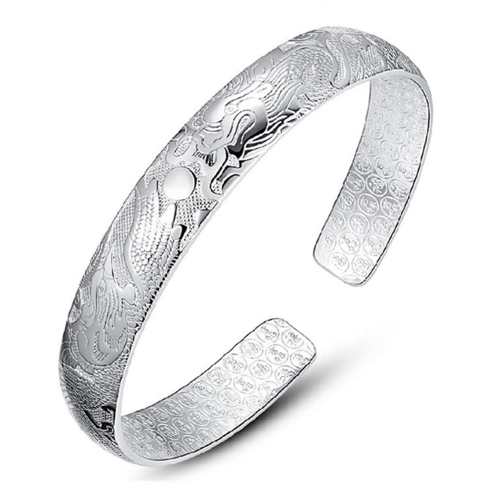 Vrouwen Sterling Zilver Armband,Dames 925 Zilveren Armband Vintage