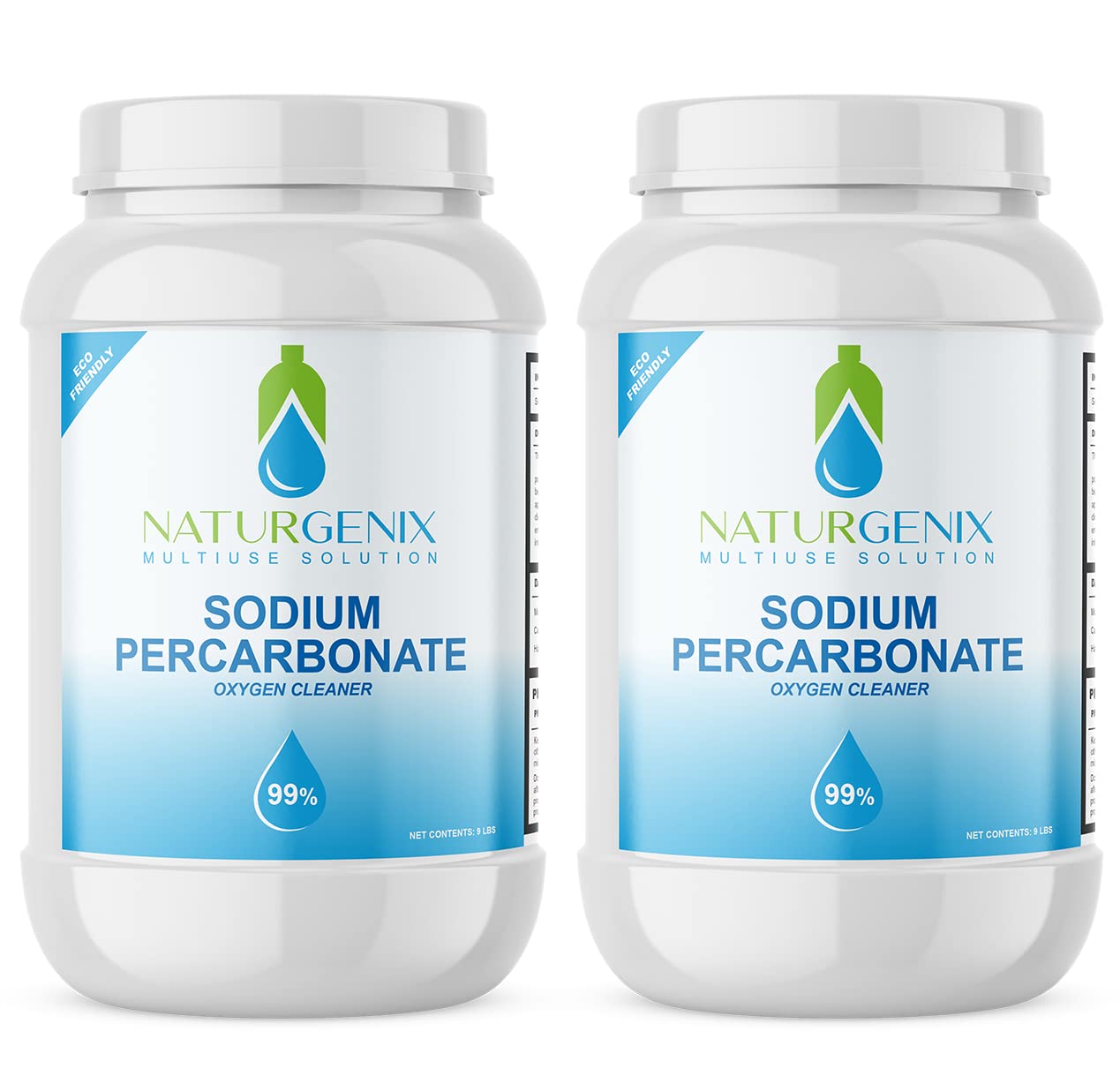 Sodium Percarbonate, 99% Purity, Oxygen Bleach, 18-lbs