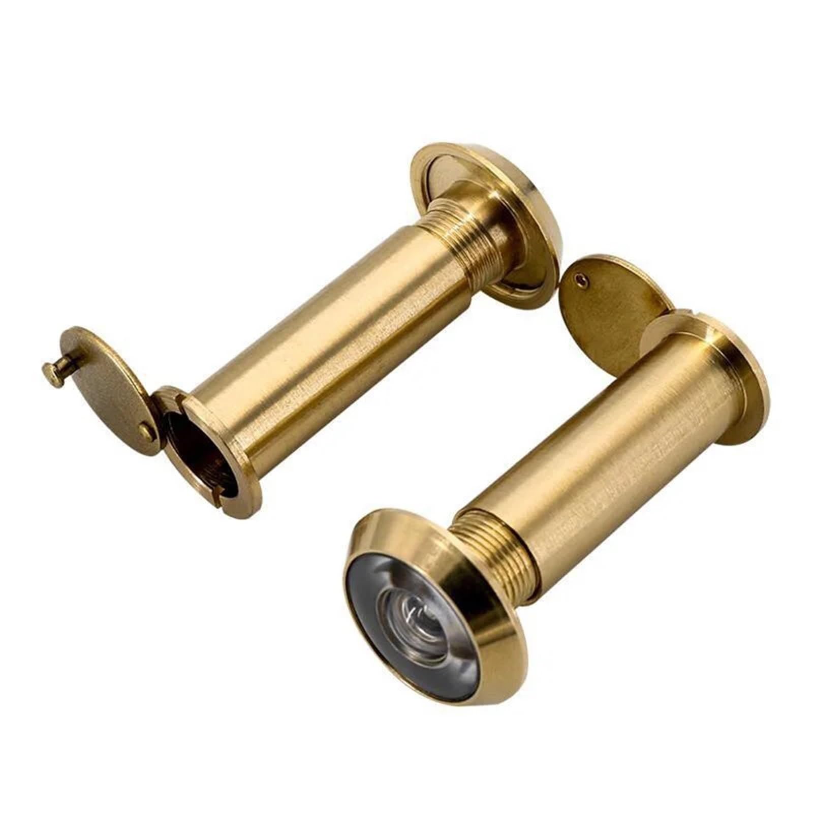2 Stück Türspion aus Messing for die Sicherheit zu Hause, 14–26 mm Durchmesser, 35–80 Dicke, Torbeschläge für Haustür(28mm 50-80mm)