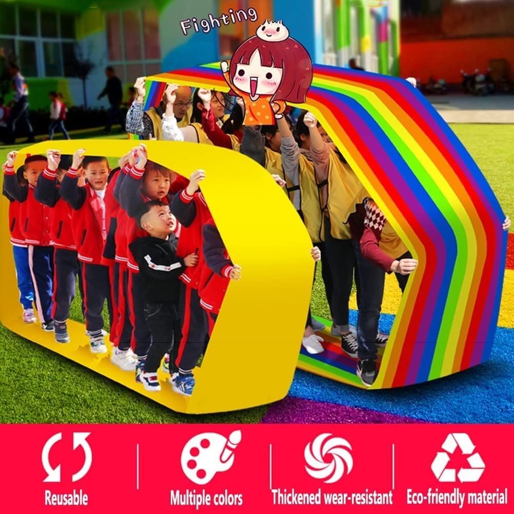 LNNW Alfombrilla for Correr Playing Run Mat Red Kids Running Mat, Actividades al Aire Libre Juegos Divertidos Rolling Running Mat Juego de Deportes de Trabajo en Equipo (Size : Kids-6M)