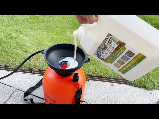 Image of Mulch Glue for Landscaping with Sprayer, 1.3 Gallon Fast-Drying Gravel Glue
