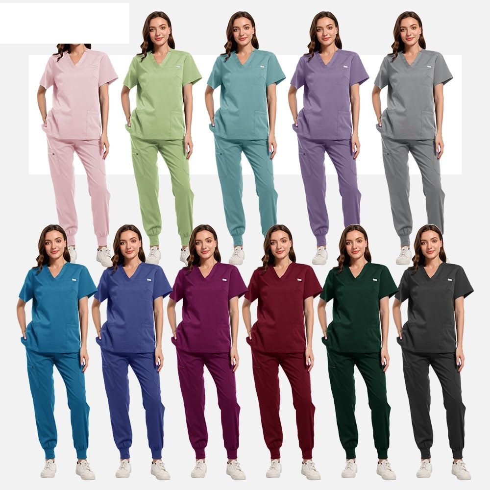 Conjuntos de batas médicas for mujer, ropa de trabajo de laboratorio, clínica Dental, clínica Dental, salón de belleza, Spa, accesorios for enfermeras