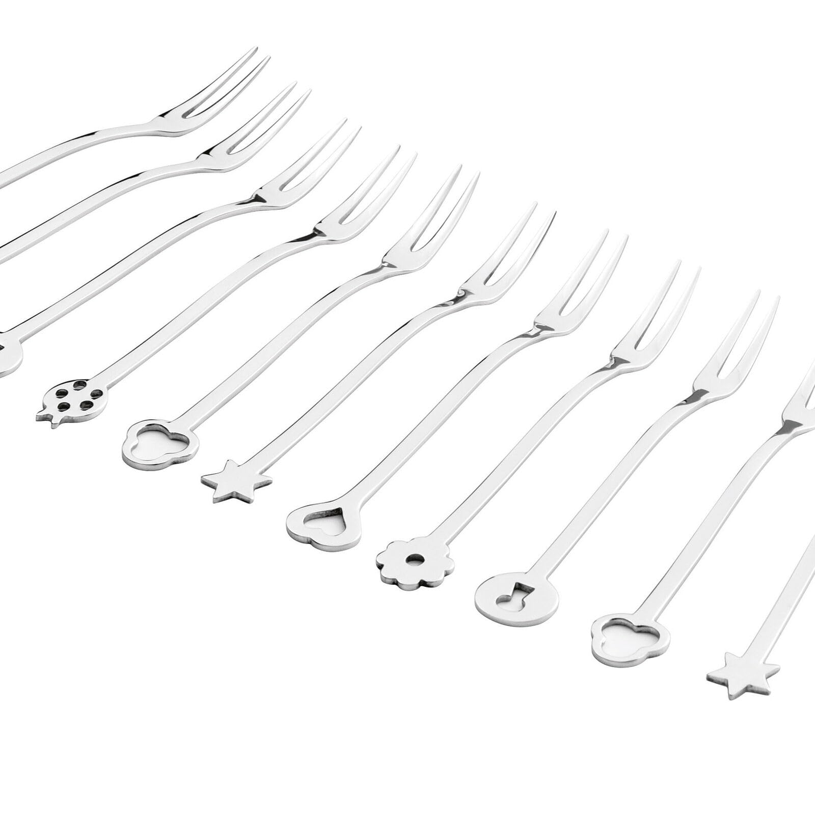 Sambonet Set 12 Forchettine Segnaposto Party Portafortuna 52550C98