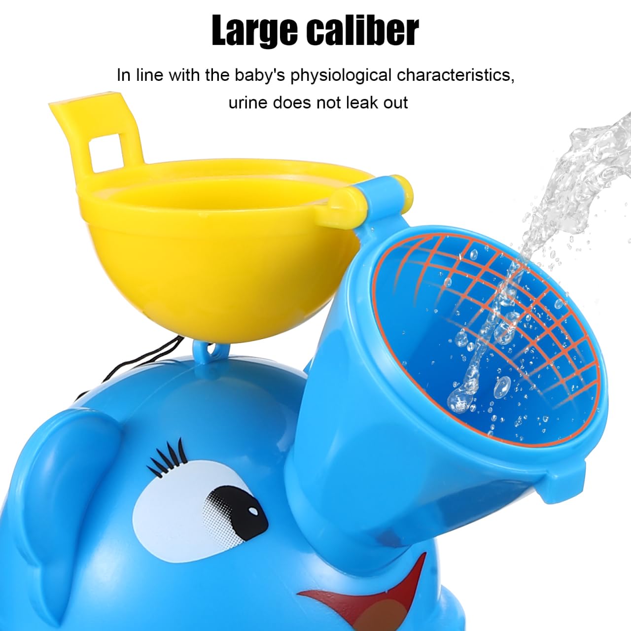 Toyvian Portable Kids Urinal Potty with Sealing Cap Lightweight Travel Toilet for Toddlers Leak-Proof Emergency Pee Training for Camping Car Outdoor Use - Image 4