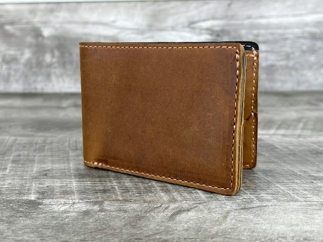 【極美品☆】ユルク Wood Plate Folder Half Wallet 極美品☆】ユルク Wood Plate Folder Half Wallet