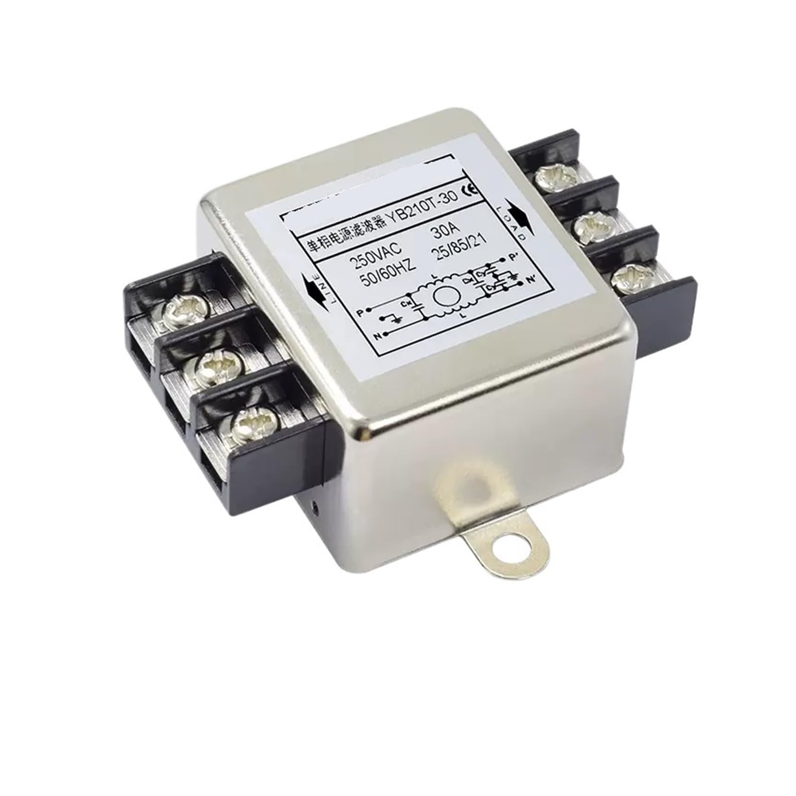 Filtro de alimentación de CA monofásico YB210T: adiós a las interferencias en 220V