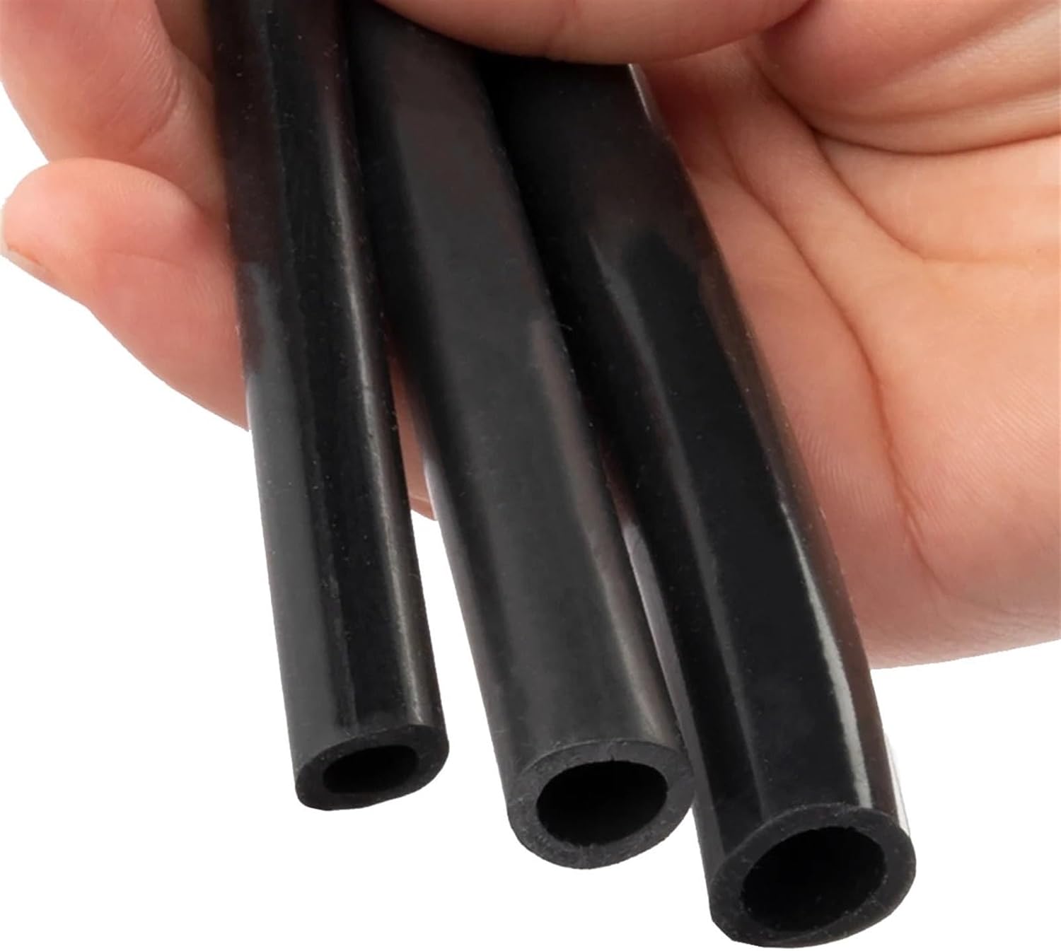 Fluorine Rubber Tubing Petrol Diesel Oil Hose Pipe Fuel Tube Heat Resistance Corrosion Resistance Inner Dia 2mm 32mm 1 Meter flexible(32x38mm)