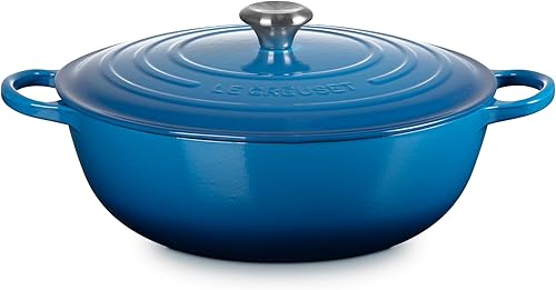 Miniatura 2 de Le Creuset Signature - Horno de chef de hierro fundido, 7.5 cuartos de galón, Marsella