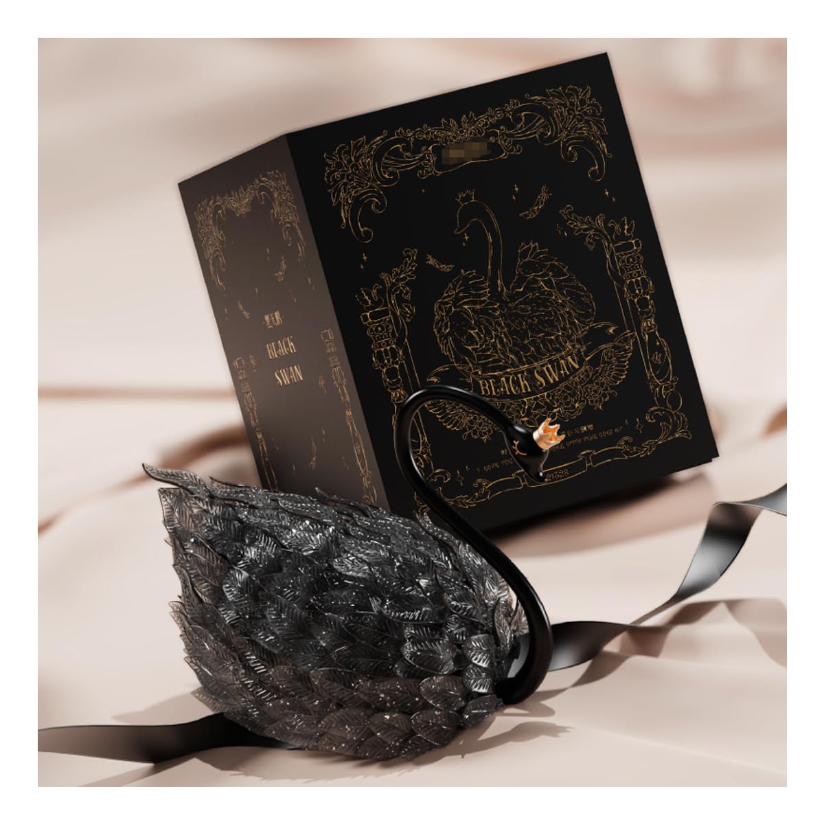 Bloques de construcción Swan, 590 Piezas Juguete de Montaje del Cisne Negro, Juguetes educativos para niñas, Decoración de Escritorio, Regalo de San Valentín