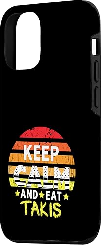 Miniatura 2 de Funda para iPhone 13 Retro Grunge Keep Calm And Eat Takis Foodies Design 2024