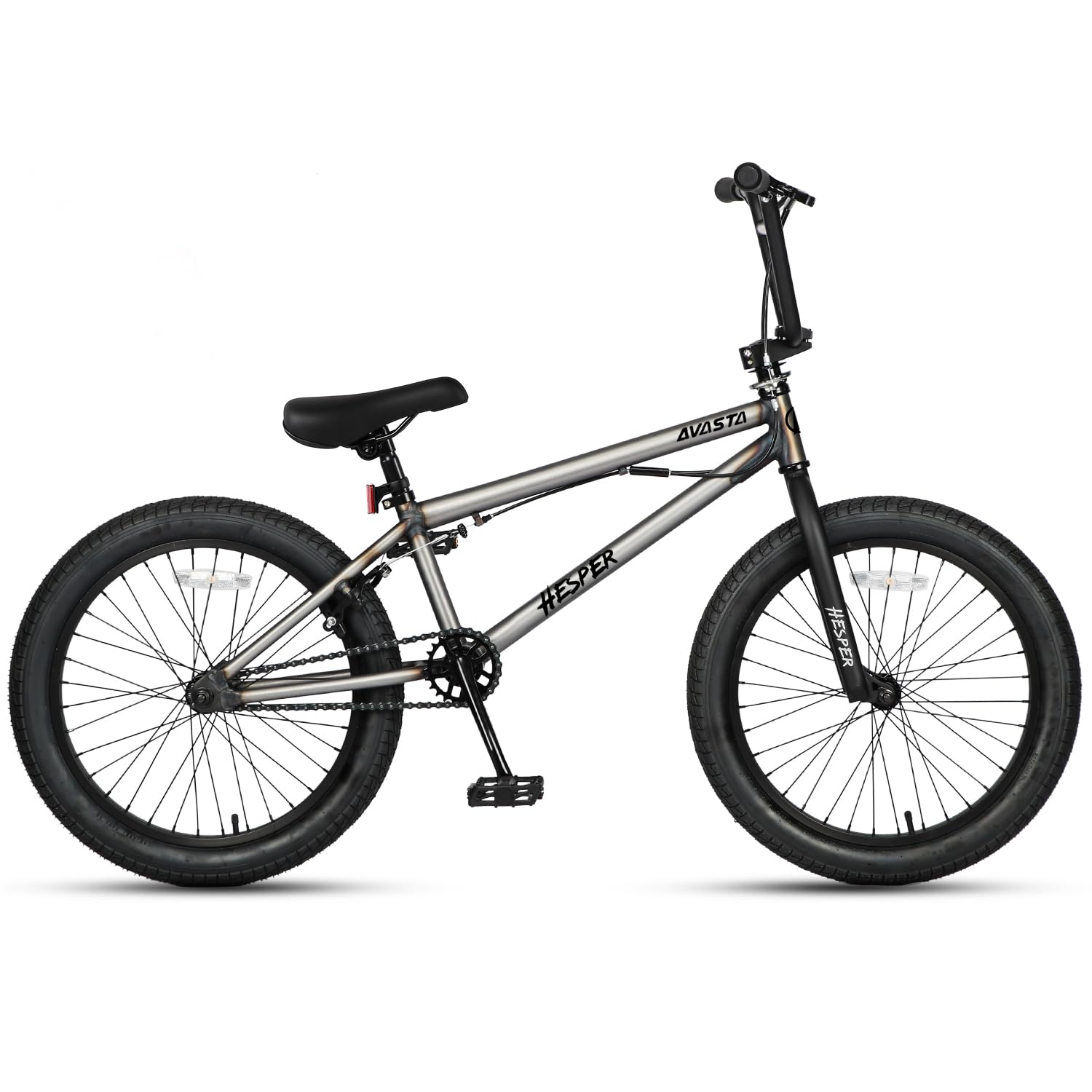 AVASTA Bicicleta infantil BMX Freestyle BCG3009YS20gy,Gary,20 pulgadas (50,8 cm)