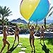GoFloats 6 ft Giant Inflatable Beach Ball, Extra Large Jumbo Beach Ball - Patch Kit Included
