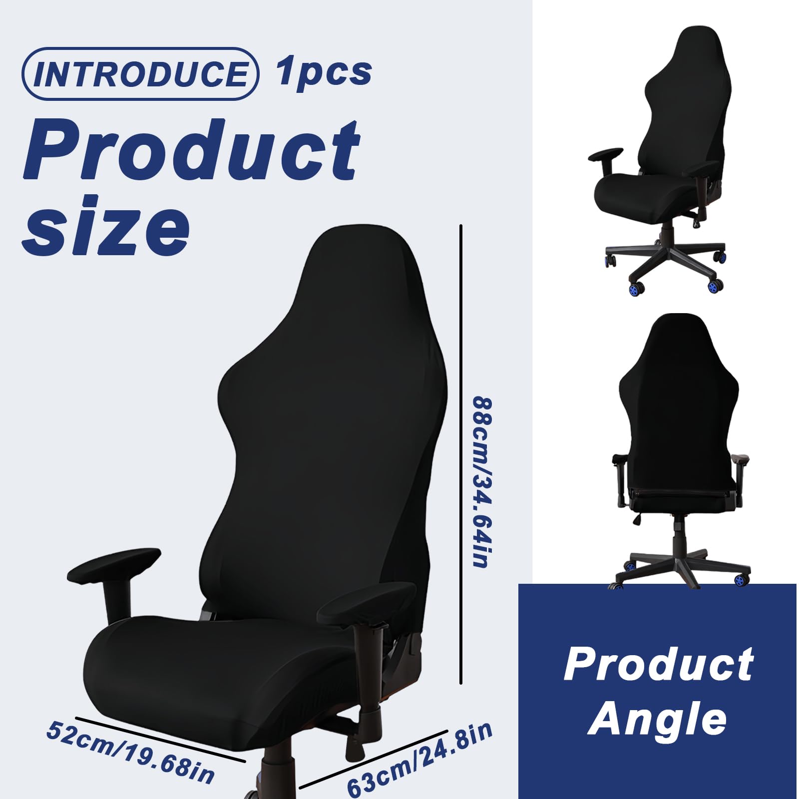 Stoelhoes Gaming Stoelhoezen met Armsteun Cover, Seat