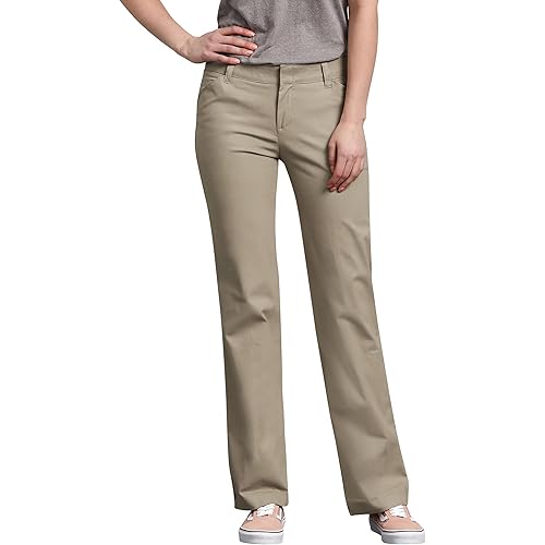 Dickies Women's Relaxed Straight Stretch Twill Pant