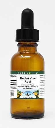 Kudzu Vine Root Glycerite Liquid Extract 15 - Strawberry Flavored 1 oz, ZIN 522658