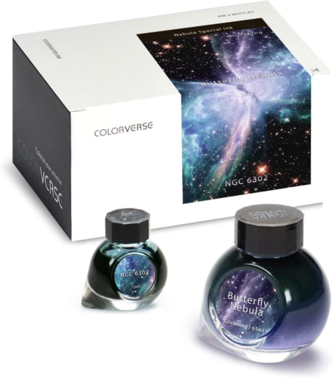 Amazon.com : Colorverse Fountain Pen Ink Blue Butterfly Nebula