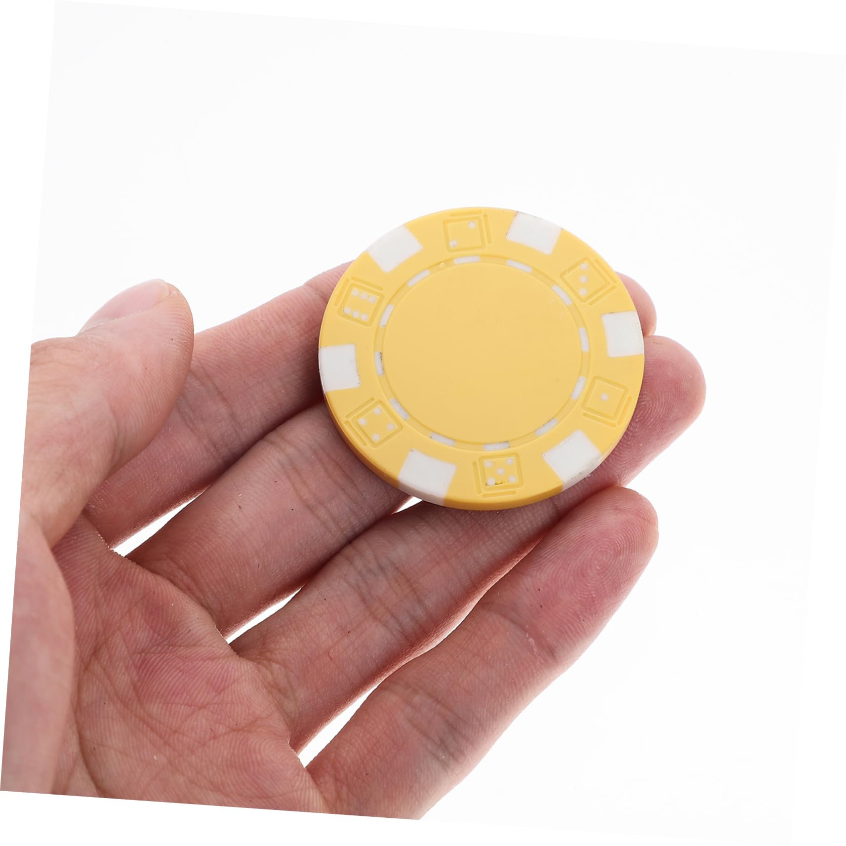 50pezzi Fiches Da Poker Piccole in Plastica Accessori Per Fiches Da Per Poker e Giochi Carte