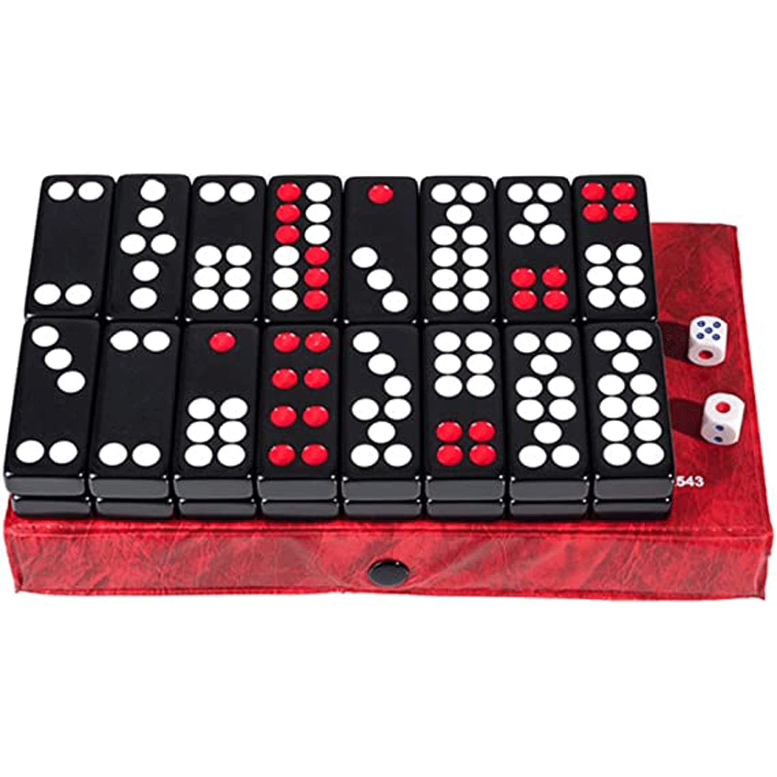 FAXIOAWA Pai Gow-Fliesenset, Pai Gow-Poker-Fliesenset, große Pai Gow-Handreibkarten für Erwachsene im Haushalt, unterhaltsame Partyspiele (Größe: 16#)